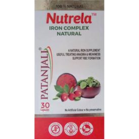 patanjali nutrela iron complex natural 30tabs in  by Patanjali Ayurved