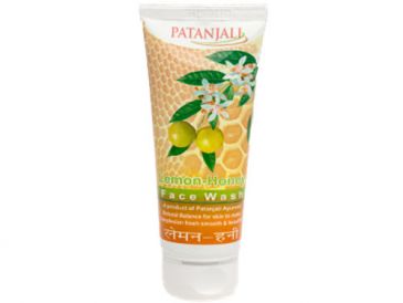 patanjali lemon honey face wash 60 gm in  by Patanjali Ayurved Ltd.
